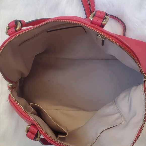 Coach | Peyton Leather Cora Domed Satchel - Picture 4 of 6